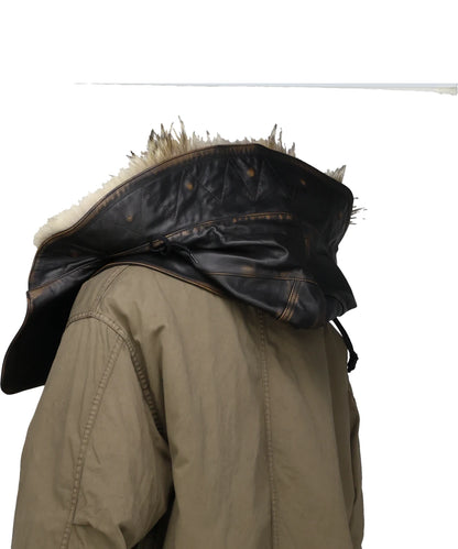 GARMENT DYED SHORT MODS WITH FUR LINER