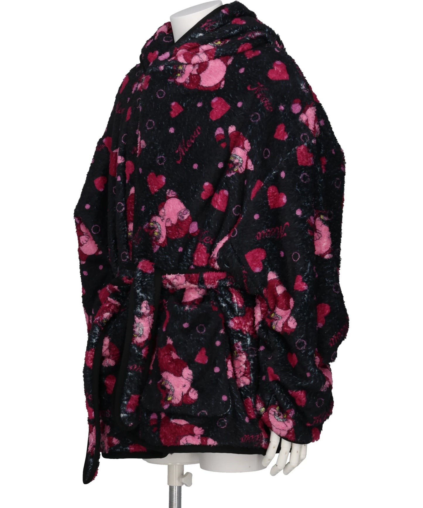 CARTOON PRINT BLANKET COAT