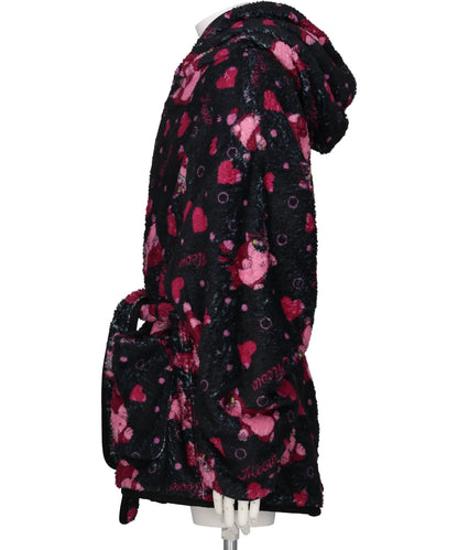 CARTOON PRINT BLANKET COAT
