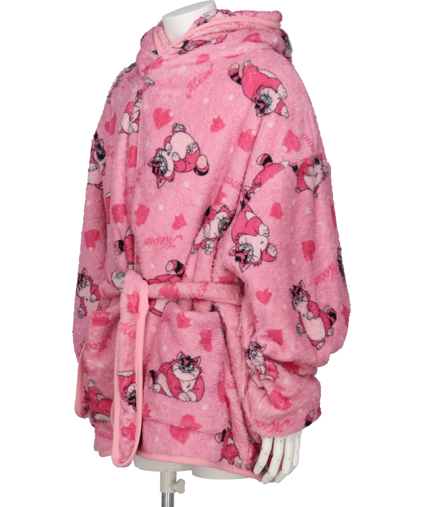 CARTOON PRINT BLANKET COAT