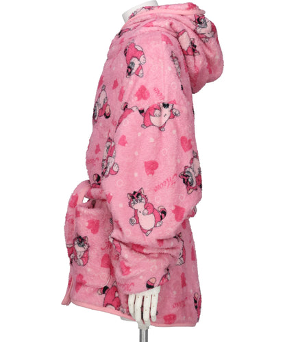 CARTOON PRINT BLANKET COAT
