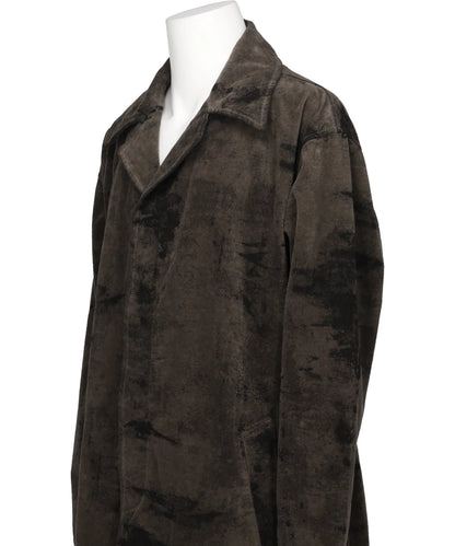 MOLE JACQUARD DENIM COAT