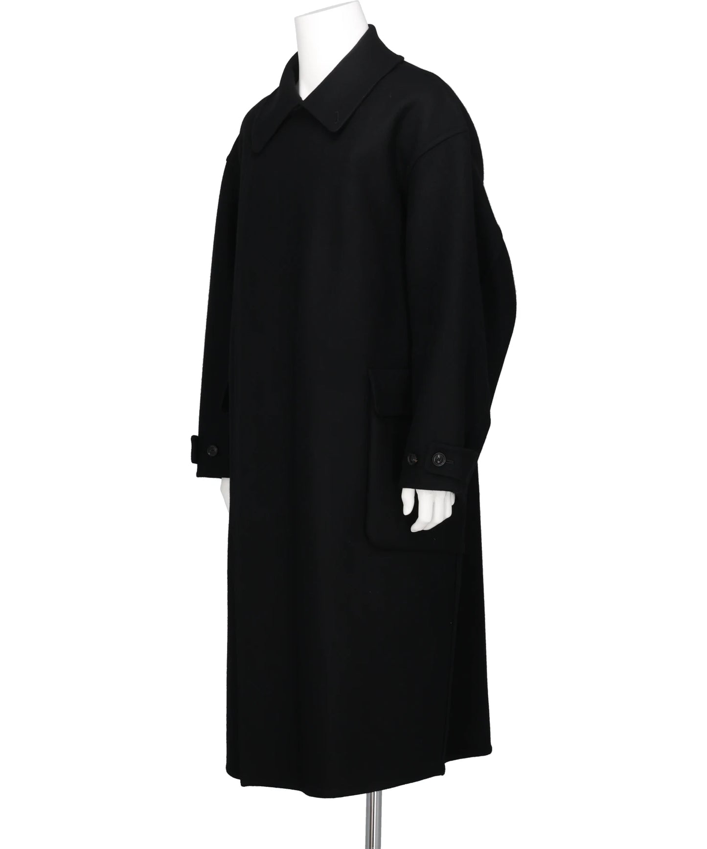 WOOL CASHMERE DOUBLE BREASTED REVER COAT