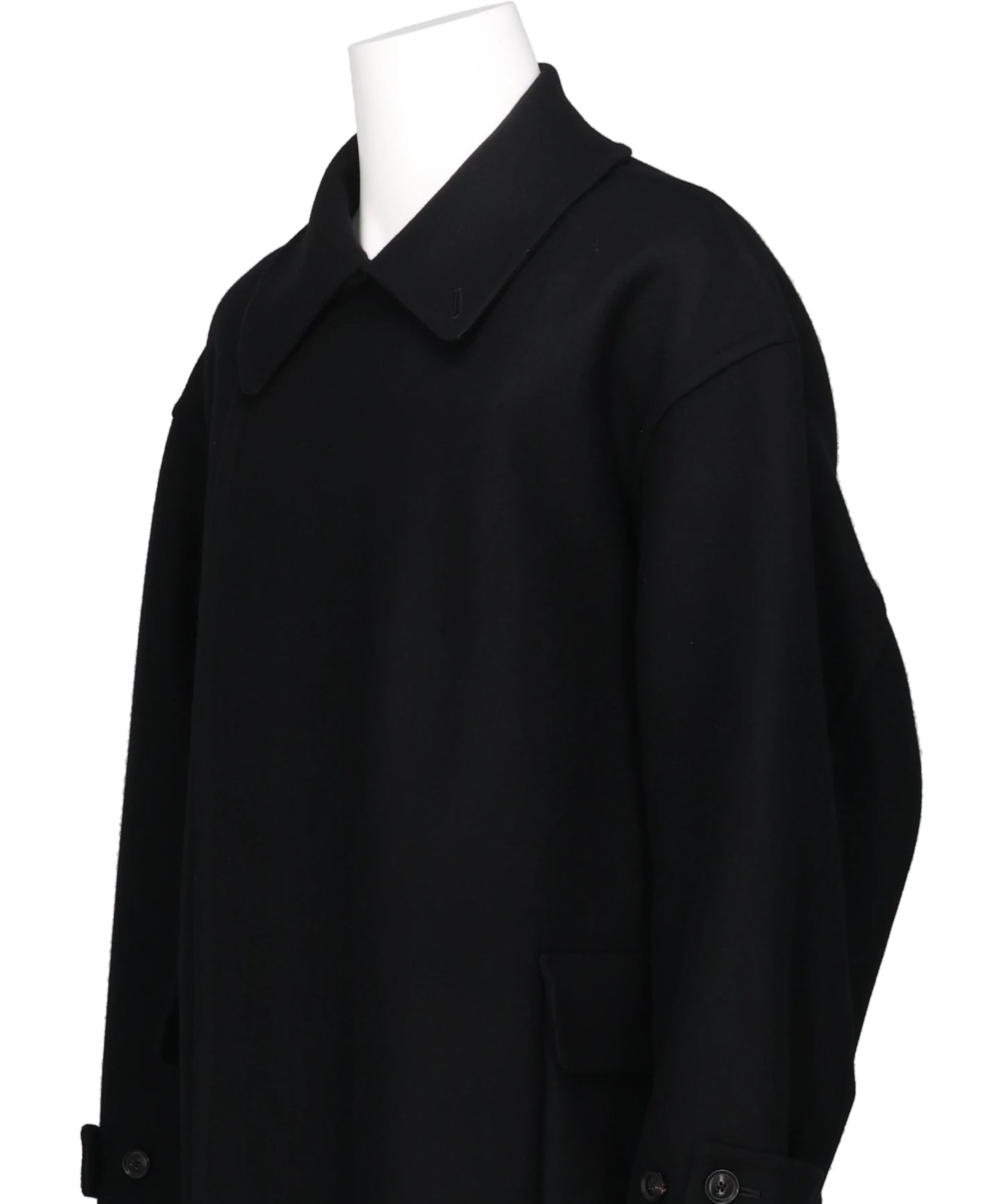 WOOL CASHMERE DOUBLE BREASTED REVER COAT