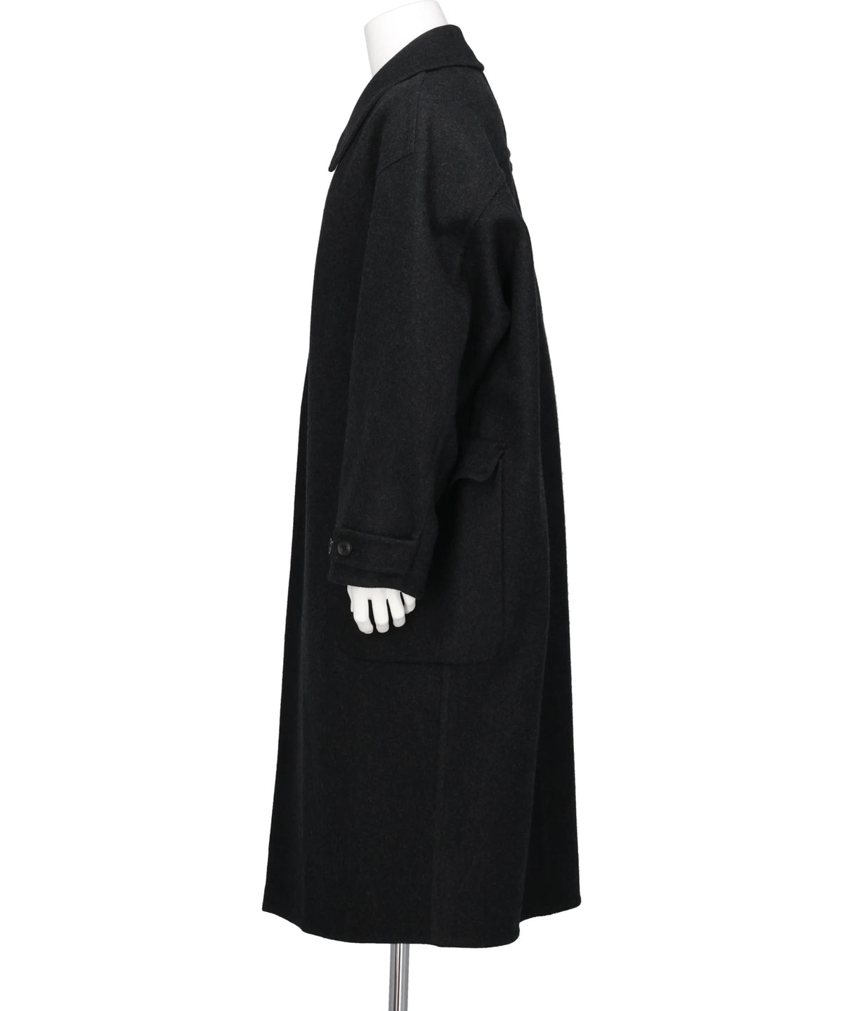 WOOL CASHMERE DOUBLE BREASTED REVER COAT