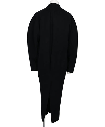 COCOON-SHAPED CHESTERFIELD COAT