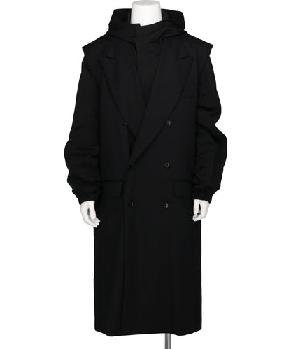 sulvam(サルバム) GABARDINE LAYERED COAT