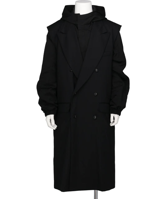 sulvam(サルバム) GABARDINE LAYERED COAT