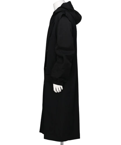 GABARDINE LAYERED COAT