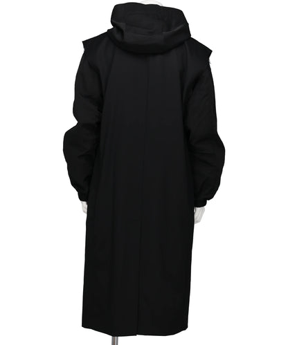GABARDINE LAYERED COAT