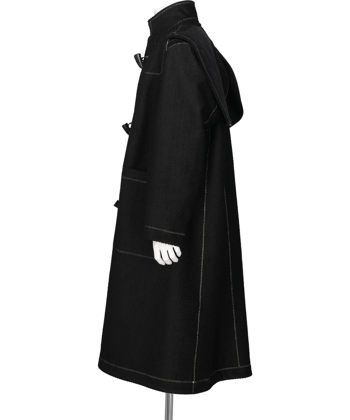 COINSIDE REVERSIBLE HERRINGBONE BONDING COAT
