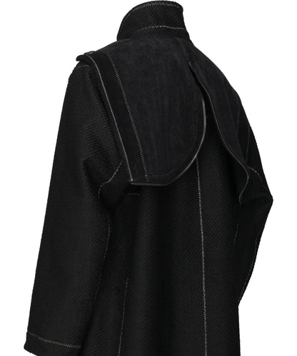 COINSIDE REVERSIBLE HERRINGBONE BONDING COAT