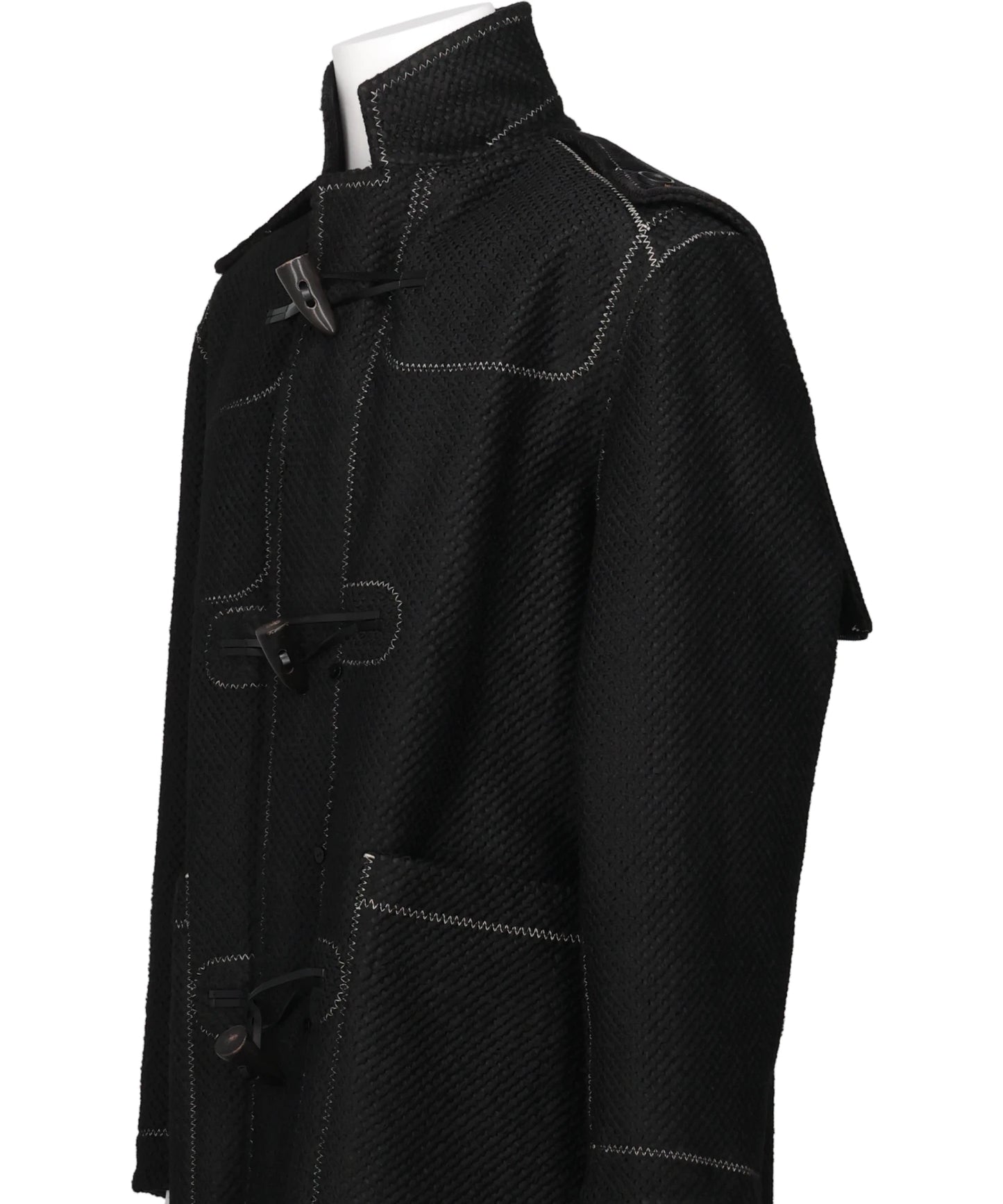 COINSIDE REVERSIBLE HERRINGBONE BONDING COAT