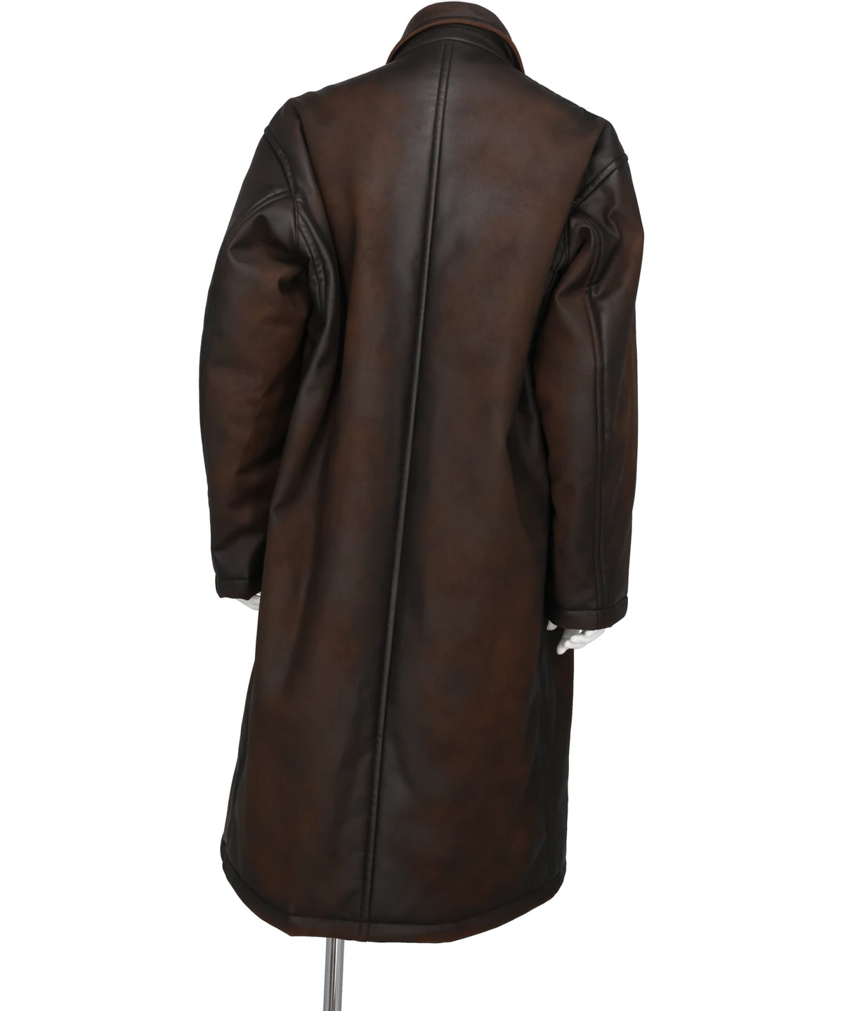 VEGAN SUEDE LEATHER COAT