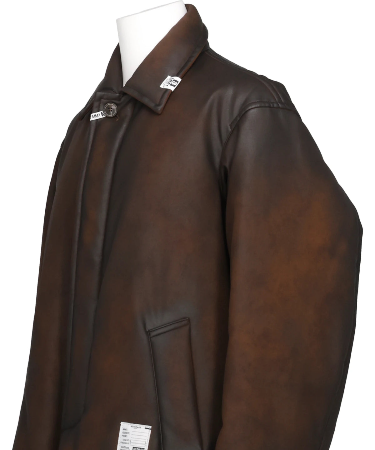 VEGAN SUEDE LEATHER COAT