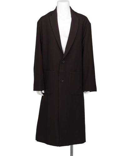 KAMIYA(カミヤ) 2026AW "GREATNESS ACT-COOL"EMBROIDEREDSERGE OVERCOAT G17CT018