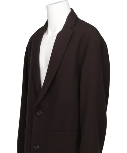 "GREATNESS ACT-COOL"EMBROIDEREDSERGE OVERCOAT