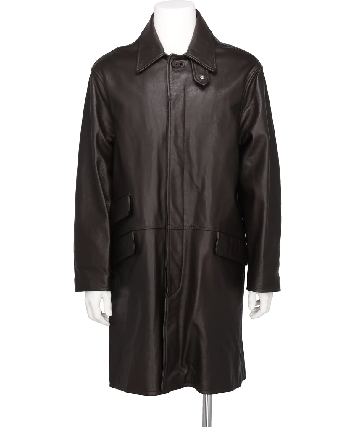 YOKE(ヨーク) 2026AW COW LEATHER BALMACAAN COAT YK25FW01016C