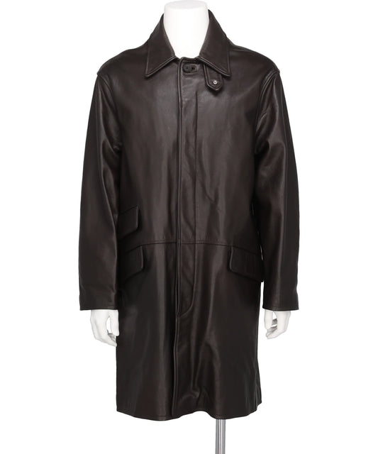 YOKE(ヨーク) 2026AW COW LEATHER BALMACAAN COAT YK25FW01016C