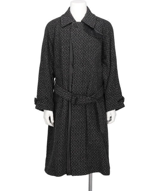 YOKE(ヨーク) 2026AW HERRINGBORN WOOL TWEEDBALMACAAN OVER COAT YK26FW01313C