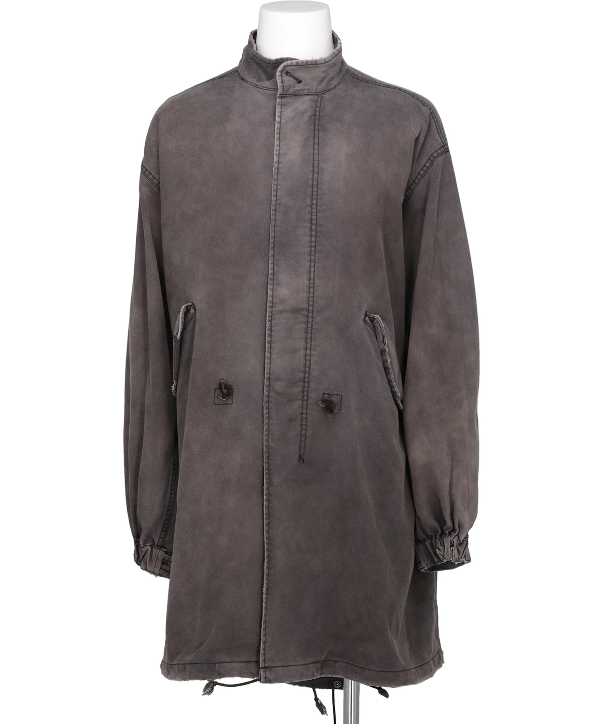 KAMIYA(カミヤ) 2026AW “EYES ONLY” HEAVY SUN-FADEDPRINTED MODS COAT G17CT027