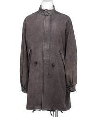 KAMIYA(カミヤ) 2026AW “EYES ONLY” HEAVY SUN-FADEDPRINTED MODS COAT G17CT027