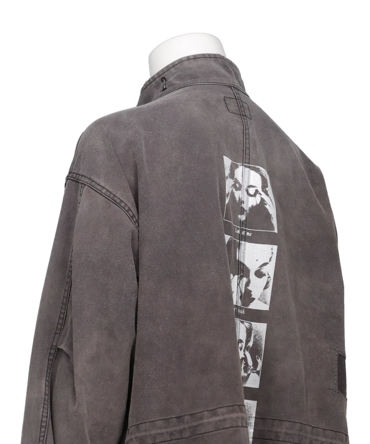 “EYES ONLY” HEAVY SUN-FADEDPRINTED MODS COAT