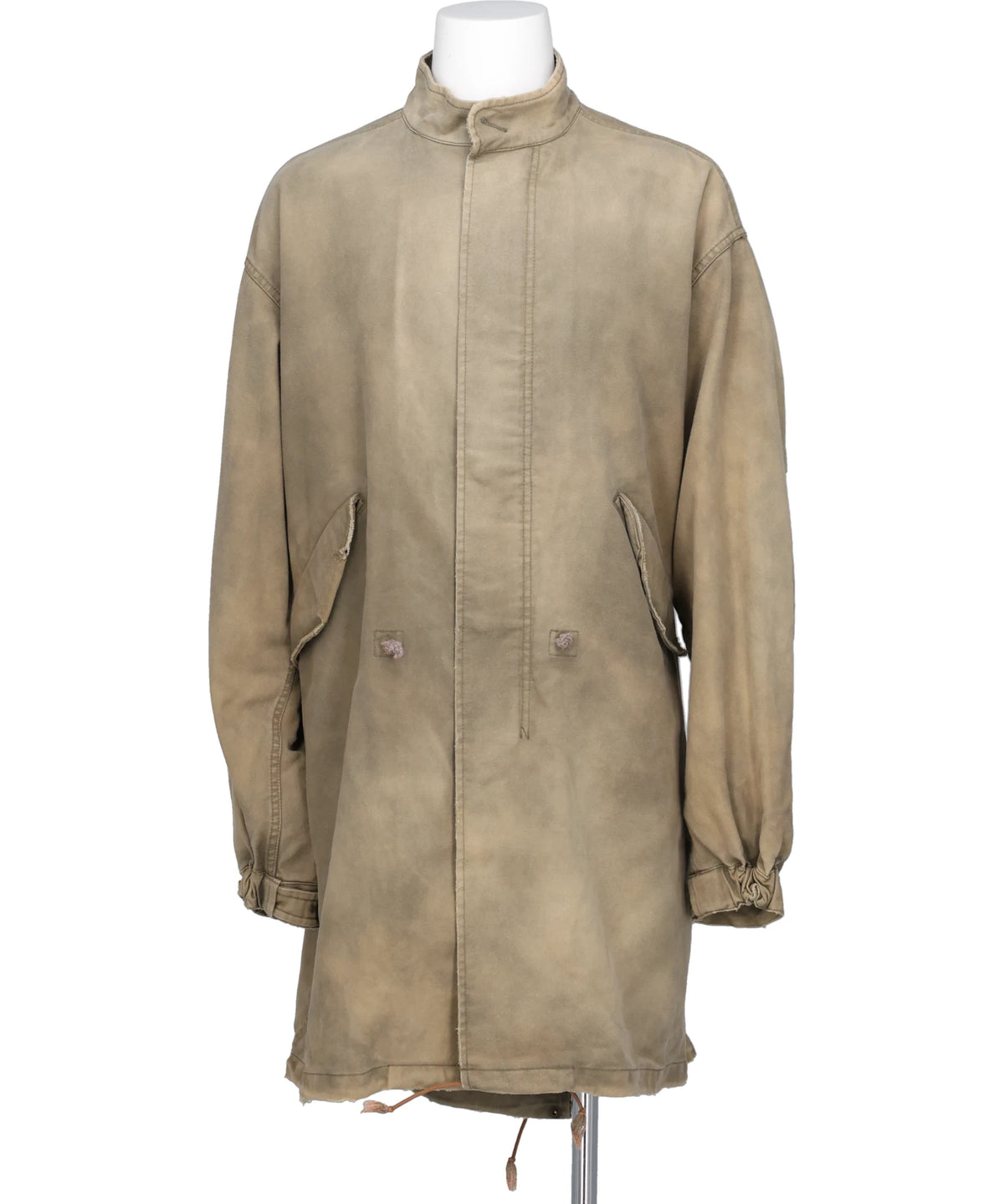 KAMIYA(カミヤ) 2026AW “EYES ONLY” HEAVY SUN-FADEDPRINTED MODS COAT G17CT027