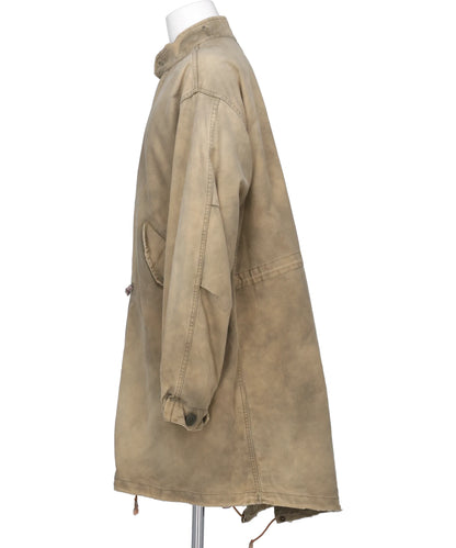 “EYES ONLY” HEAVY SUN-FADEDPRINTED MODS COAT