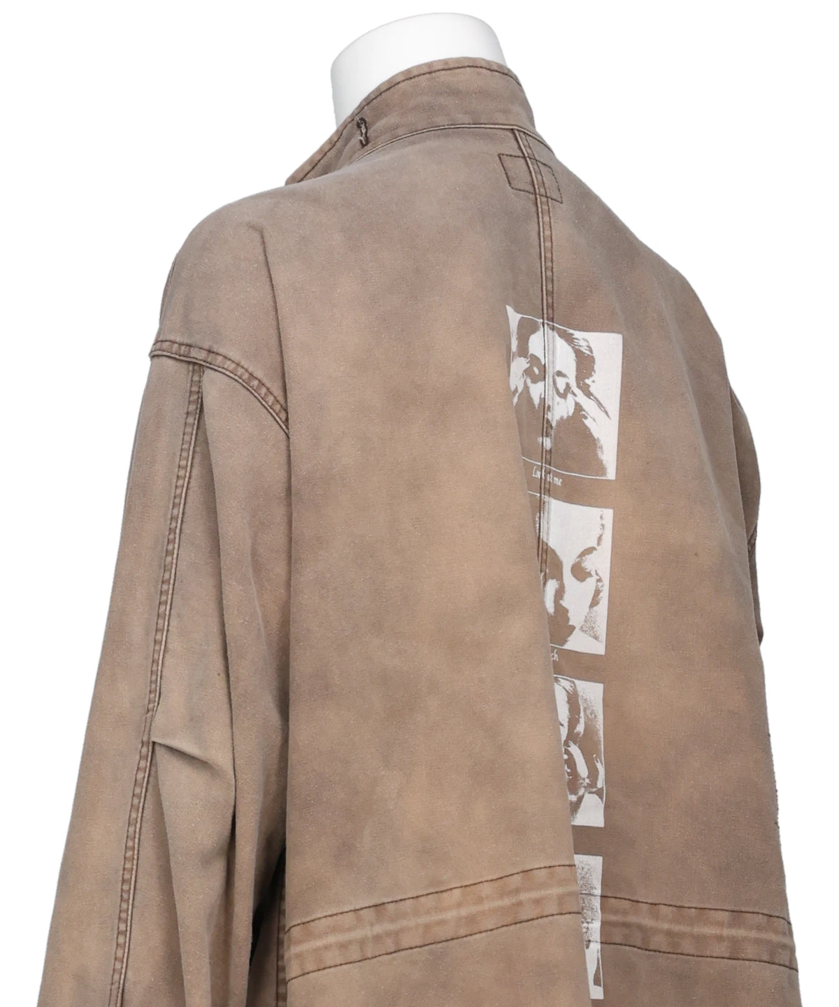 “EYES ONLY” HEAVY SUN-FADEDPRINTED MODS COAT