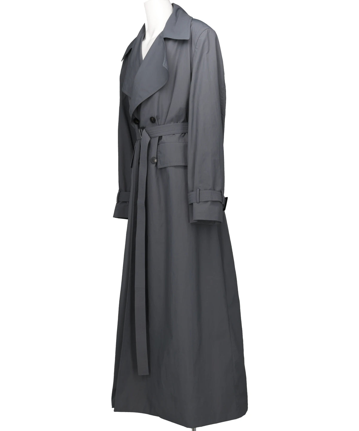 CRISPY NYLON TRENCH COAT