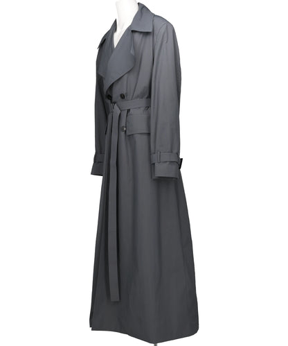 CRISPY NYLON TRENCH COAT