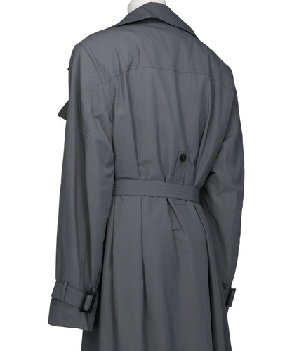 CRISPY NYLON TRENCH COAT