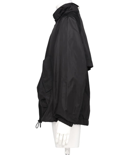 DRAWSTRING DETAIL HARRINGTON JACKET W/DAISY EMB