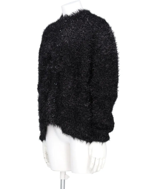 TINSEL KNIT SWEATER JACKET