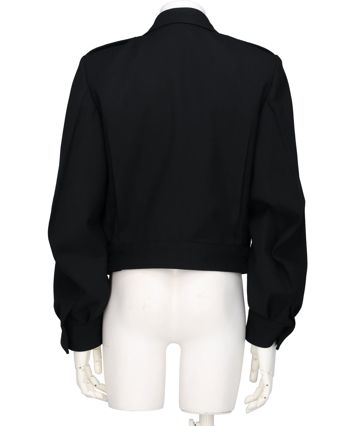 WOOL BARATHEA MASSIVE ROUNDED SLEEVEIKE JACKET