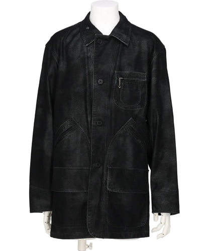 ARTIFICIAL LEATHER HUNTING JACKET