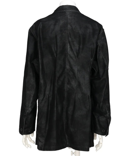 ARTIFICIAL LEATHER HUNTING JACKET
