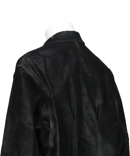 ARTIFICIAL LEATHER HUNTING JACKET