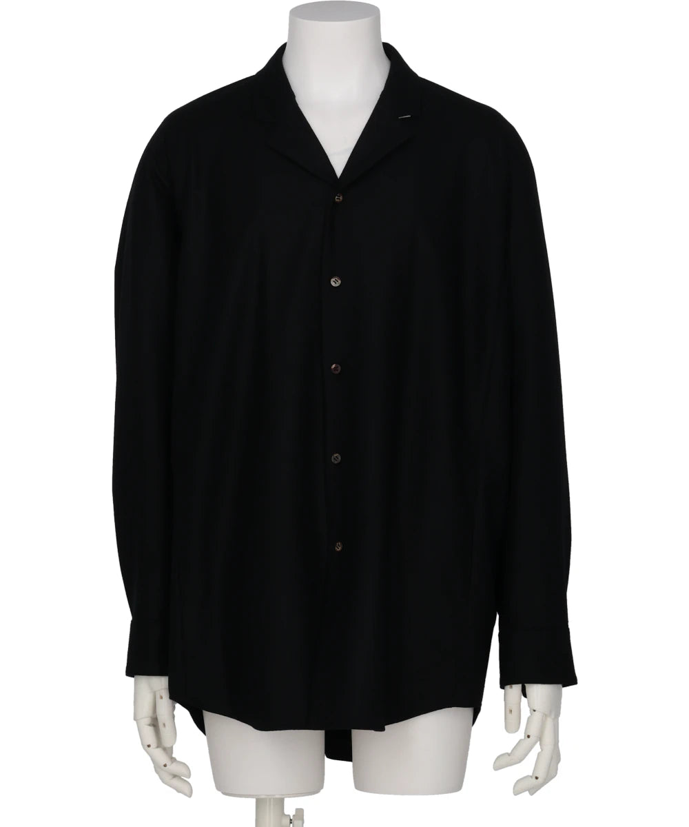 SHIRT JACKET IN WOOL FLANNEL