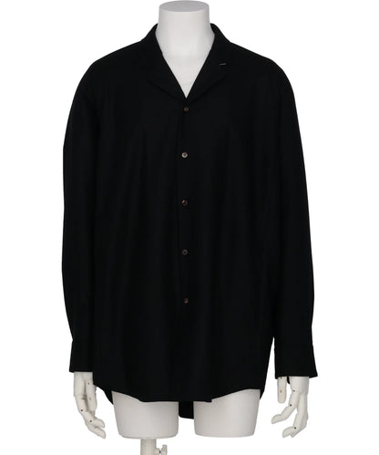 SHIRT JACKET IN WOOL FLANNEL