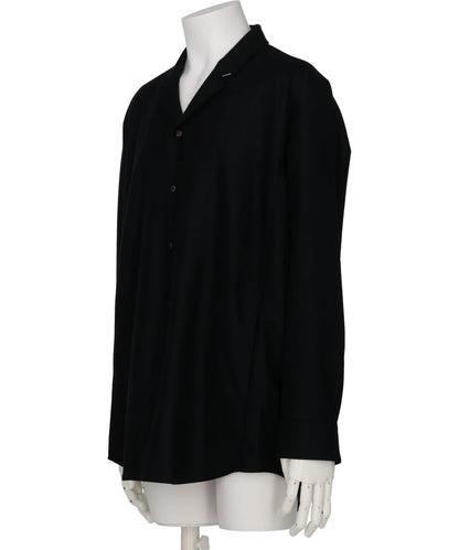 SHIRT JACKET IN WOOL FLANNEL