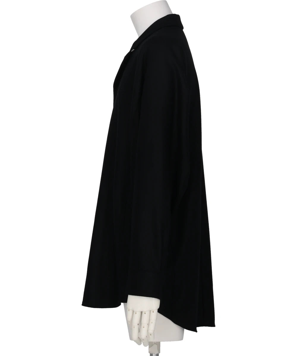 SHIRT JACKET IN WOOL FLANNEL