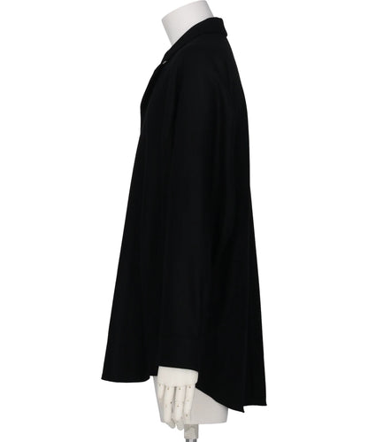 SHIRT JACKET IN WOOL FLANNEL