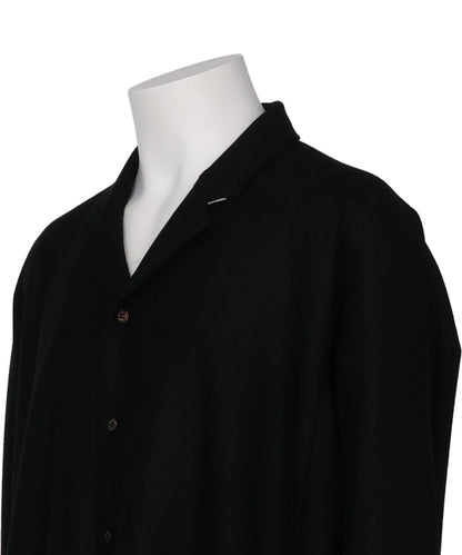 SHIRT JACKET IN WOOL FLANNEL