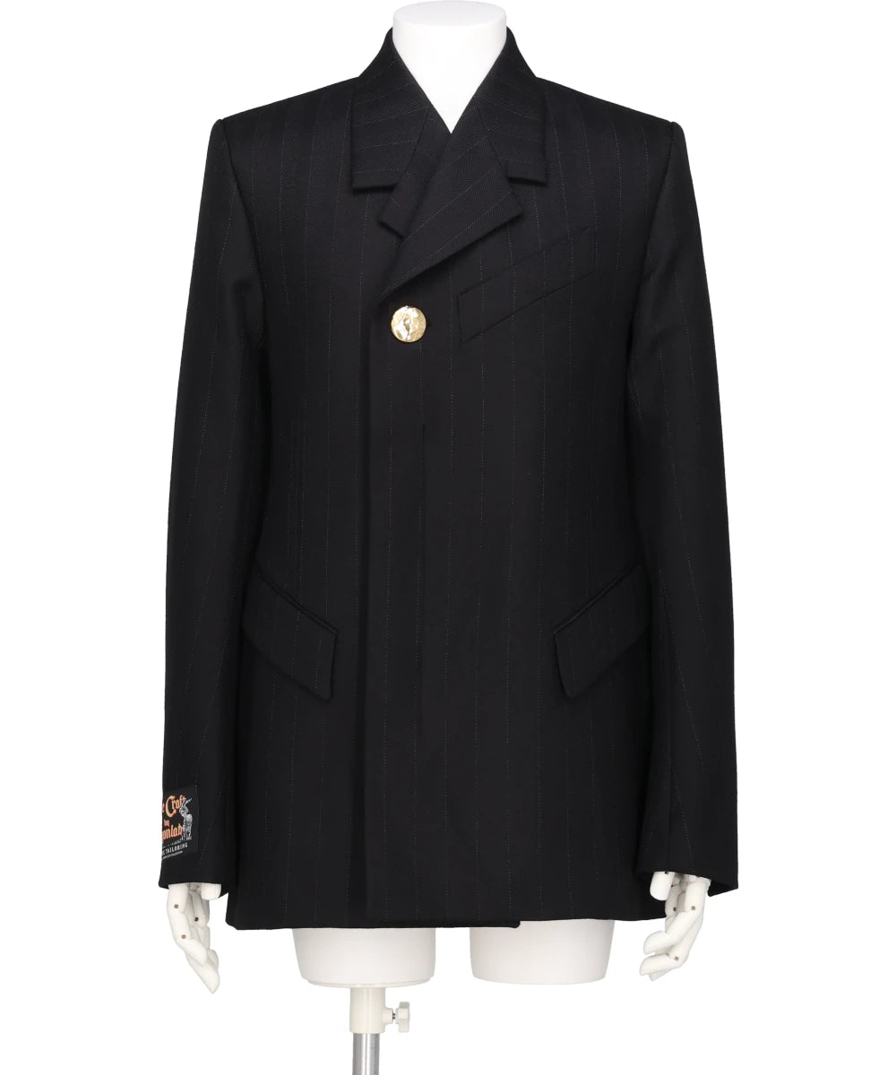 GOLDEN BUTTON FITTED JACKET