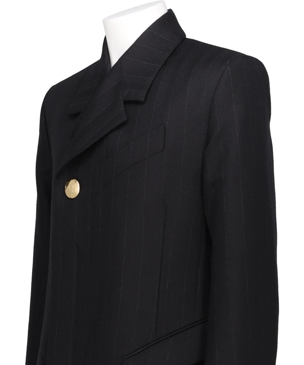GOLDEN BUTTON FITTED JACKET