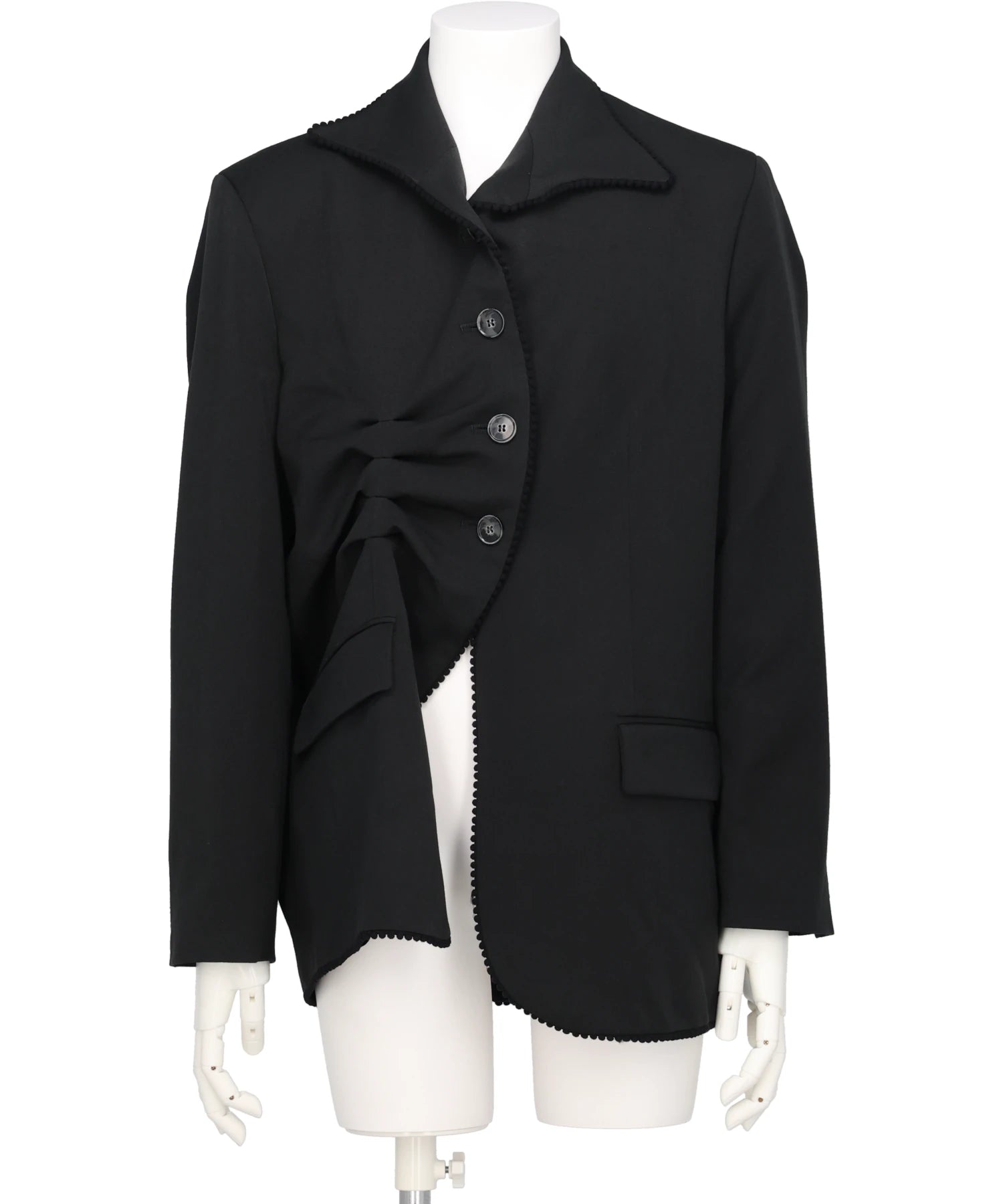 AVAVAV(アヴァヴァヴ)PLEATED BLAZER BLACK