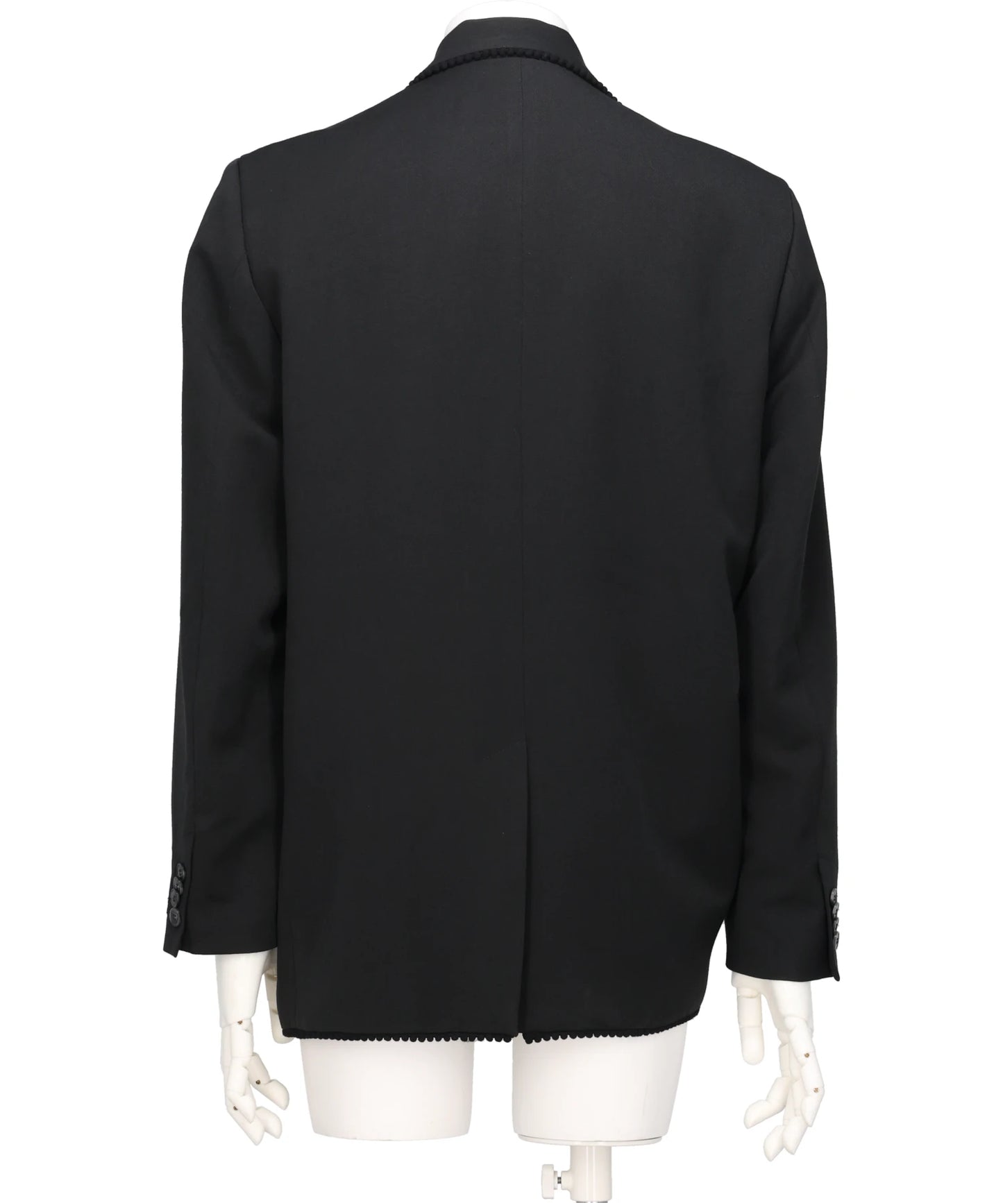 PLEATED BLAZER BLACK