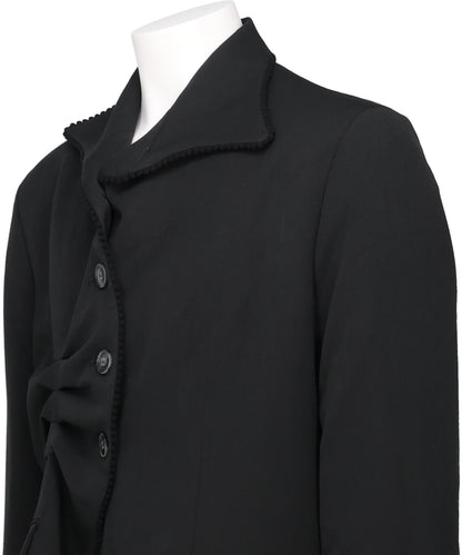 PLEATED BLAZER BLACK
